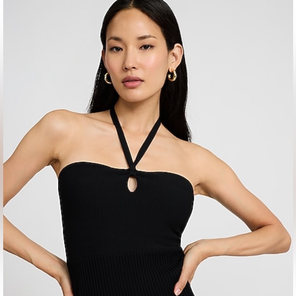 NEW ribbed halter top dress - Picture 2 of 4